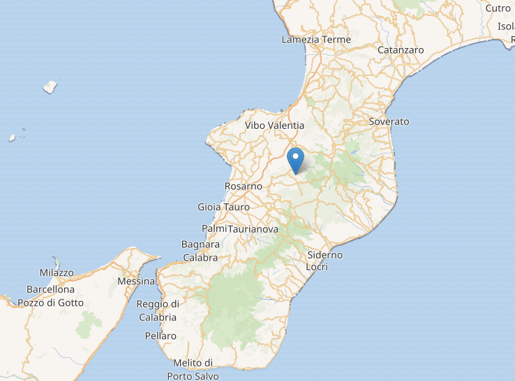 Terremoto in Calabria, scossa di magnitudo 3.6 nel Vibonese