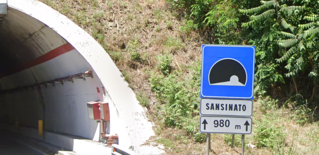 Lavori di manutenzione, chiusura notturna per la Galleria Sansinato per il 28 e 29 aprile