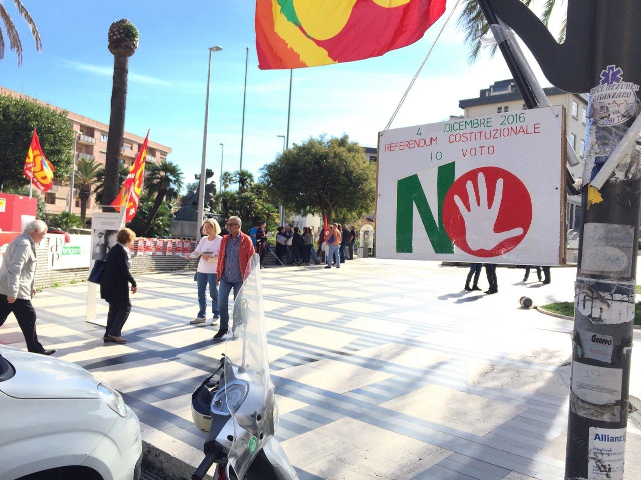 «In piazza contro Renzi e l'Europa»