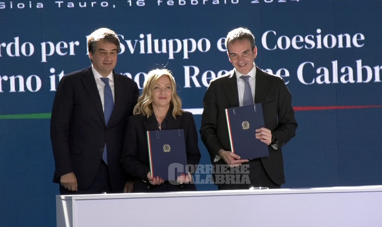 Occhiuto: «La Zes unica del Sud funziona, complimenti a Meloni, Fitto e Romano»