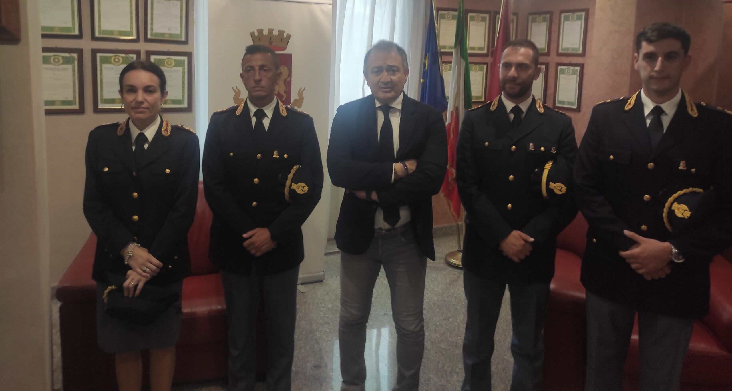 Vibo, il questore Ruperti presenta quattro nuovi funzionari – VIDEO