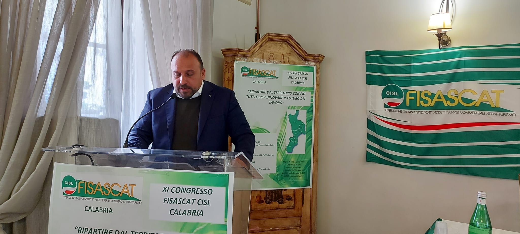 Fisascat Cisl Calabria, Lo Papa ancora segretario: «Altri quattro anni a sostegno dei lavoratori»