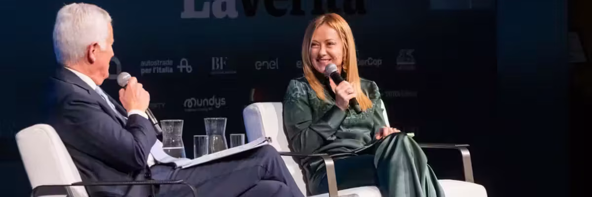 Meloni: «Colpita da Trump, politica non è Temptation Island»