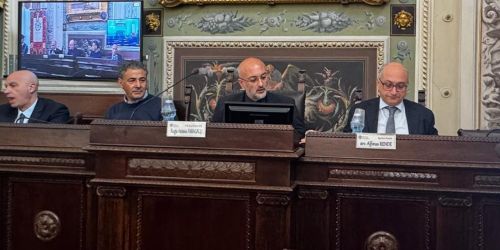 Insediamento nuovo Consiglio Provinciale Faragalli e Alfonso Rende