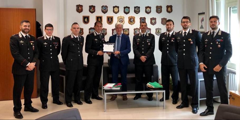 Il questore Gargano "saluta" i carabinieri del Provinciale di Vibo