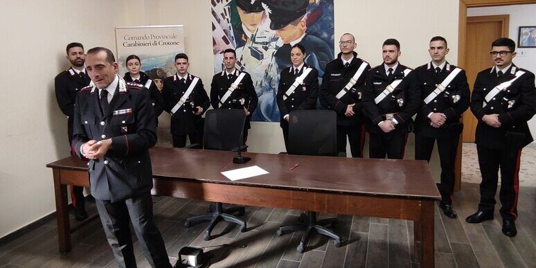 Undici nuovi carabinieri al comando provinciale di Crotone