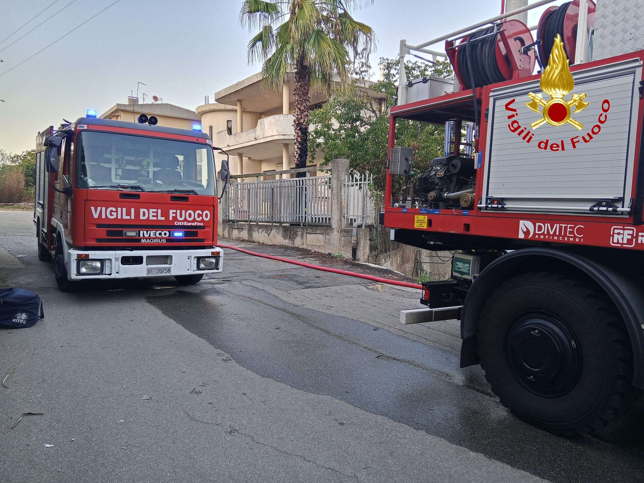Paura a San Gregorio d’Ippona, i vigili del fuoco intervengono per una fuoriuscita di gas – FOTO
