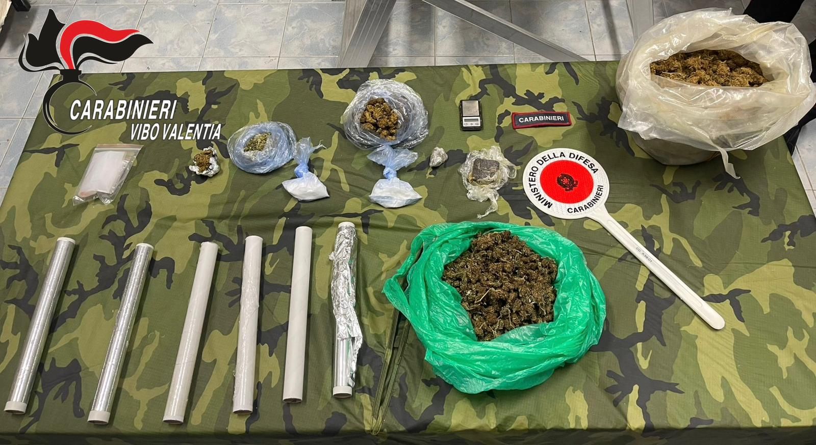 Fermato 29enne a Filandari: aveva in casa oltre un chilo e mezzo di droga