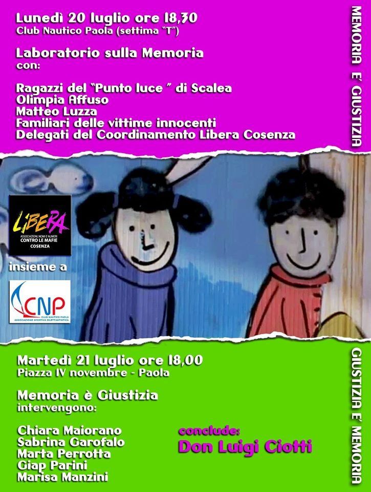 A Paola una due giorni in ricordo di Antonio Maiorano