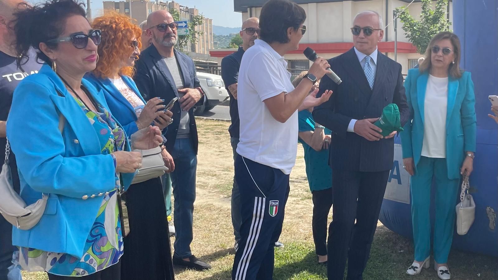 A Cosenza celebrata la Giornata dello Sport con la consegna del Parco del Benessere