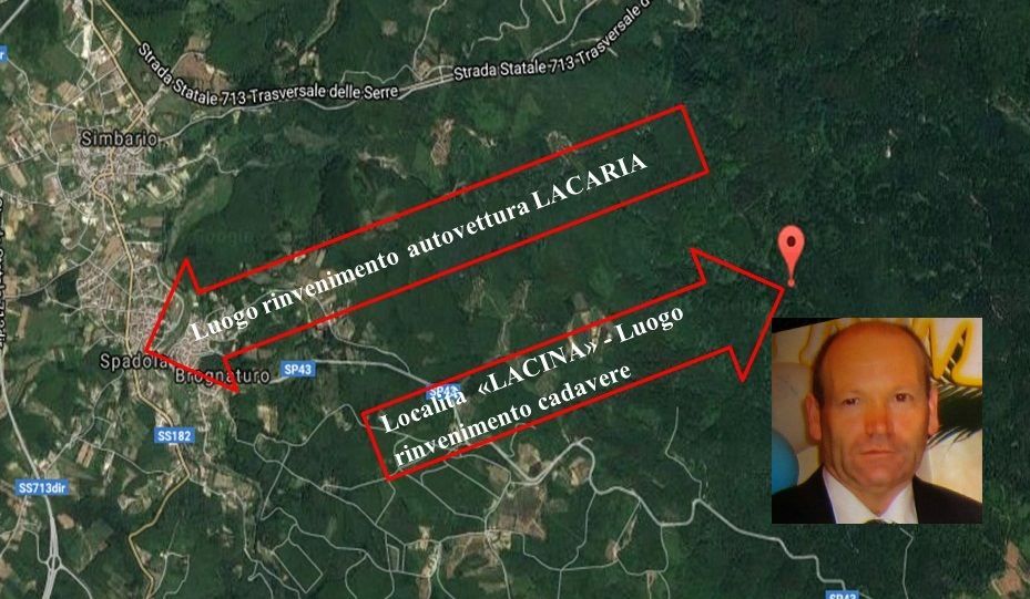 Omicidio di Spadola, Lacaria colpito alla testa con un corpo contundente