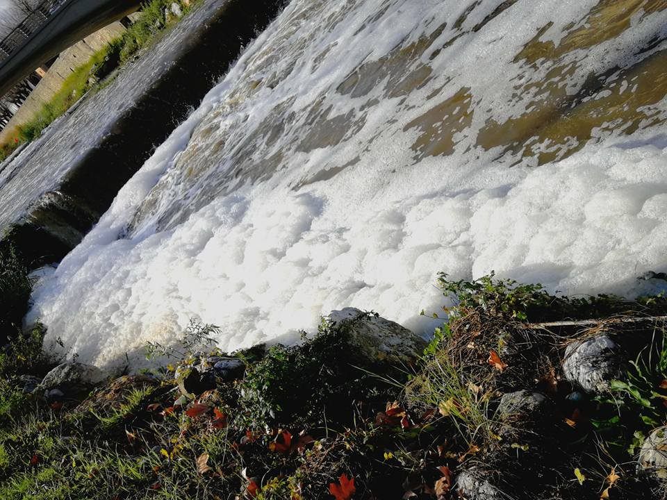 Schiuma nel Busento, colpa di un'azienda di Carolei