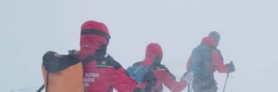 Alpinisti dispersi, sono scesi a valle i soccorritori bloccati