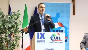 Uil Pensionati Calabria: Francesco De Biase confermato segretario regionale