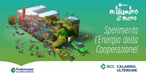 La BCC della Calabria Ulteriore aderisce a M’illumino di meno 2026: “Sperimenta l’energia della cooperazione!”