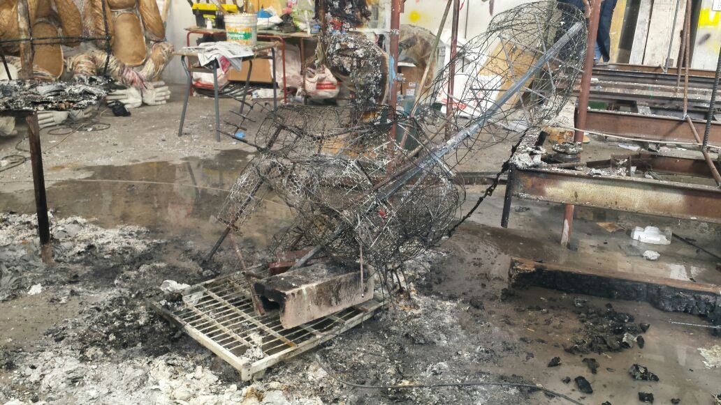 Carnevale di Amantea, atto vandalico al capannone che ospita i carri