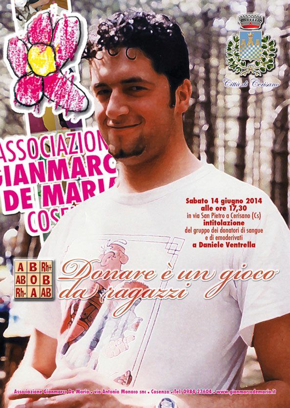 La cultura della donazione nel ricordo di Ventrella