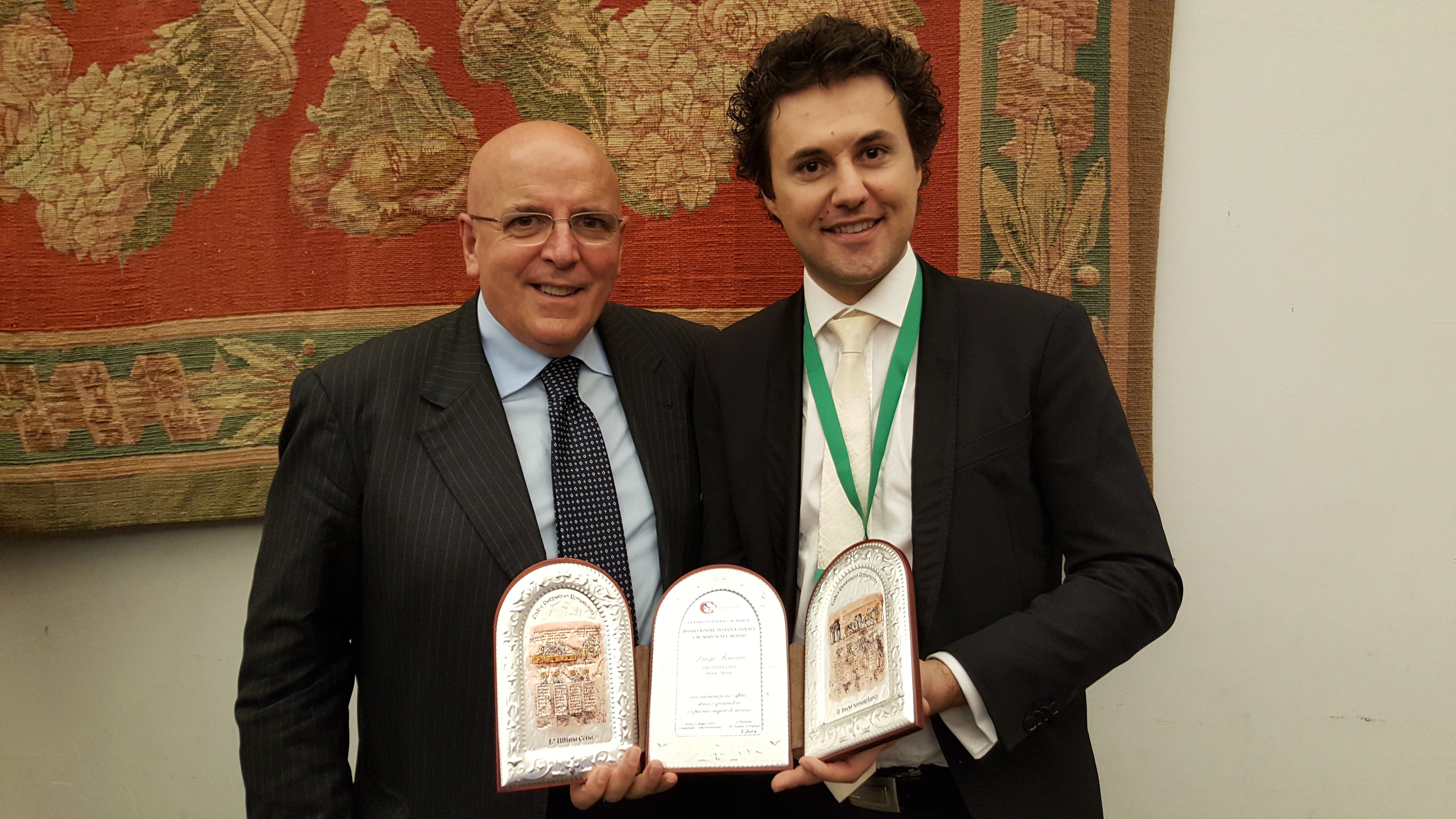 Allo chef Ferraro il premio "Calabria del mondo"