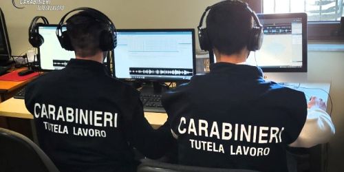 Foto NIL carabinieri tutela lavoro