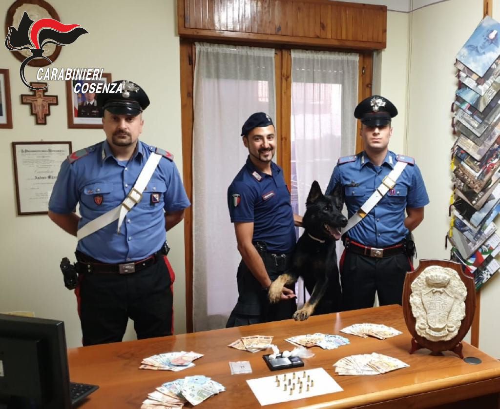 Spaccio di droga, due arresti nel Cosentino