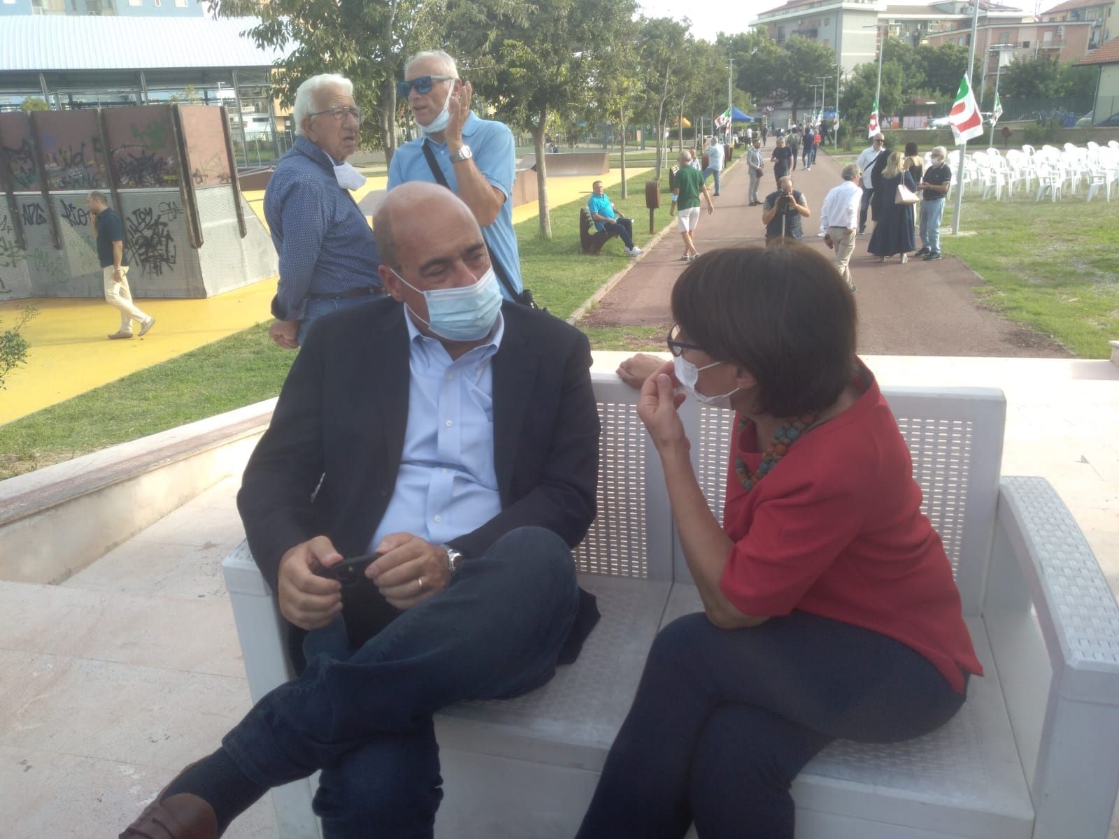 L’appello di Zingaretti: «Uniti intorno a Bruni, gli altri sono voti persi»