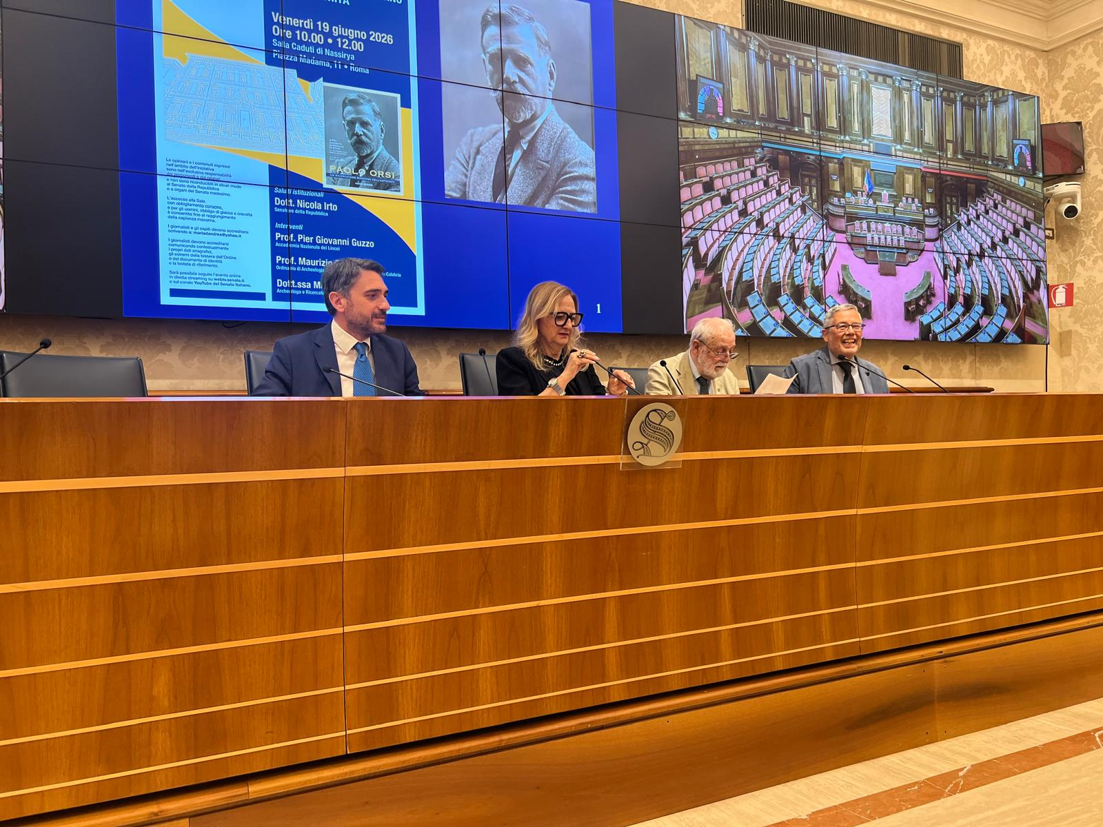Dal Senato il ricordo di Paolo Orsi, l’archeologo che raccontò la Calabria antica e medievale