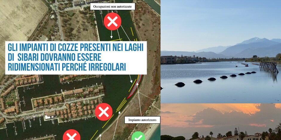 Laghi di Sibari, «gli impianti di cozze saranno ridimensionati perché irregolari»