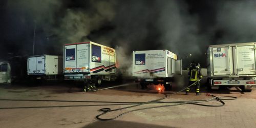 incendio mezzi corigliano