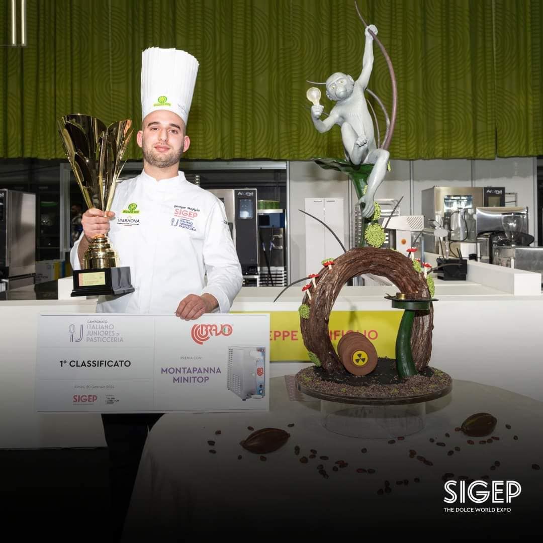 Sigep, al campionato italiano di pasticceria juniores trionfa il calabrese Giuseppe Bonfiglio