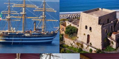 «La nave più bella del mondo in Calabria». A Scalea la Amerigo Vespucci