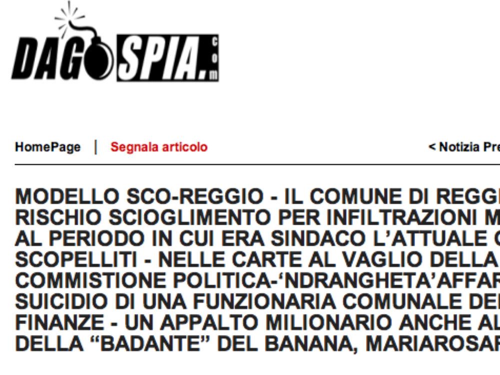 Da Reggio a Sco-Reggio (passando per Peggio)