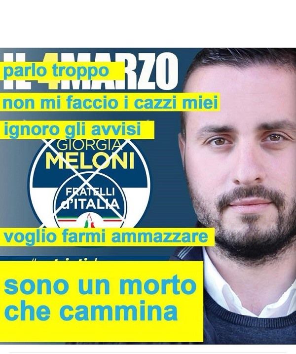 Lamezia, minacce di morte contro Mimmo Gianturco