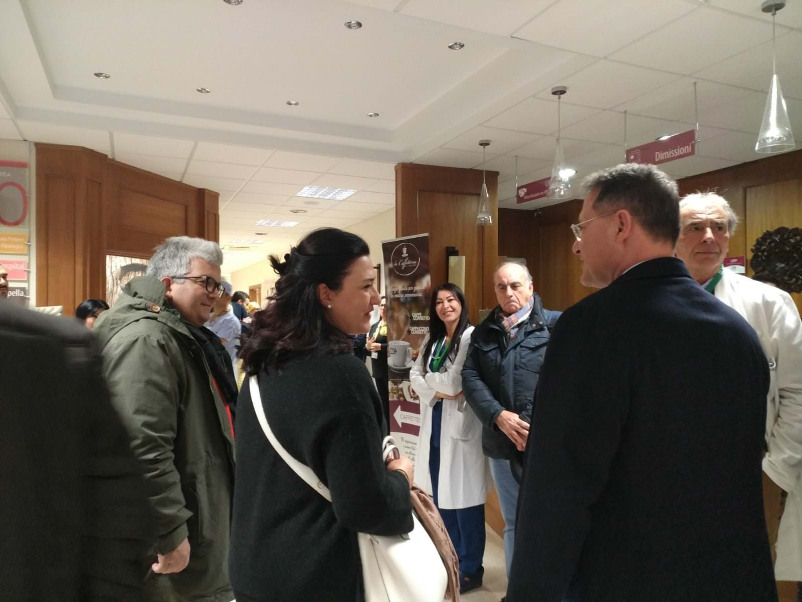 Cirielli visita il Marrelli Hospital