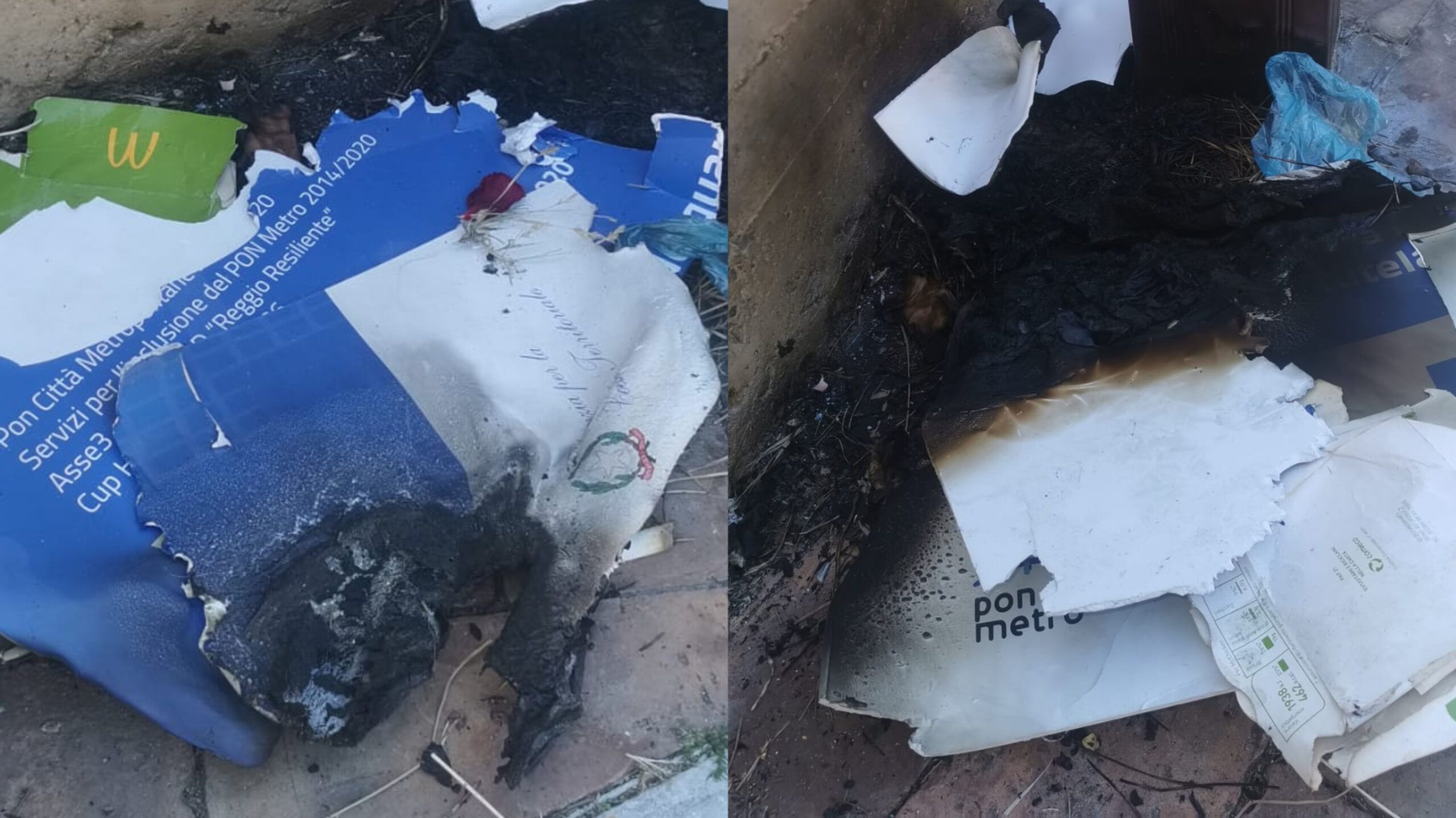 Atti vandalici contro la Coop Libero Nocera a Reggio Calabria: rubata un’automobile e bruciato un manifesto