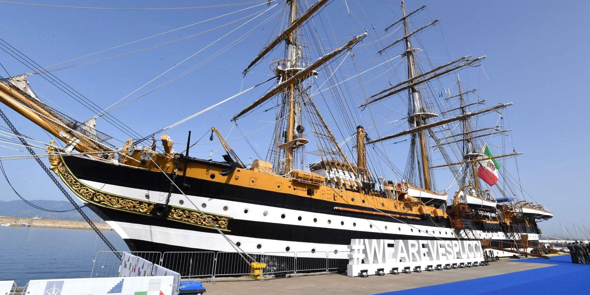 La nave Vespucci in Calabria, Occhiuto: «Incontro di due eccellenze»