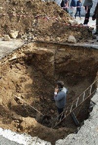 Vibo, scoperta antica cripta