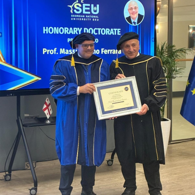Da Reggio Calabria a Tbilisi: Conferimento del Dottorato honoris causa in Computer Science a Massimiliano Ferrara 