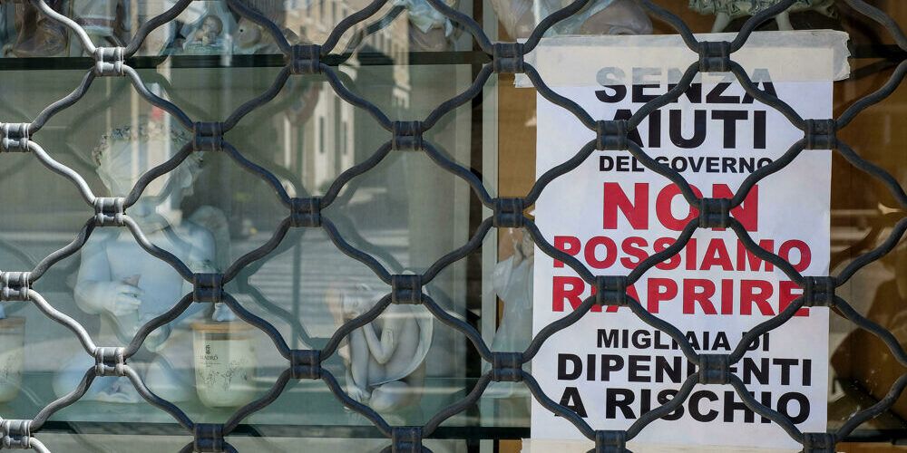 Il Covid frena il terziario