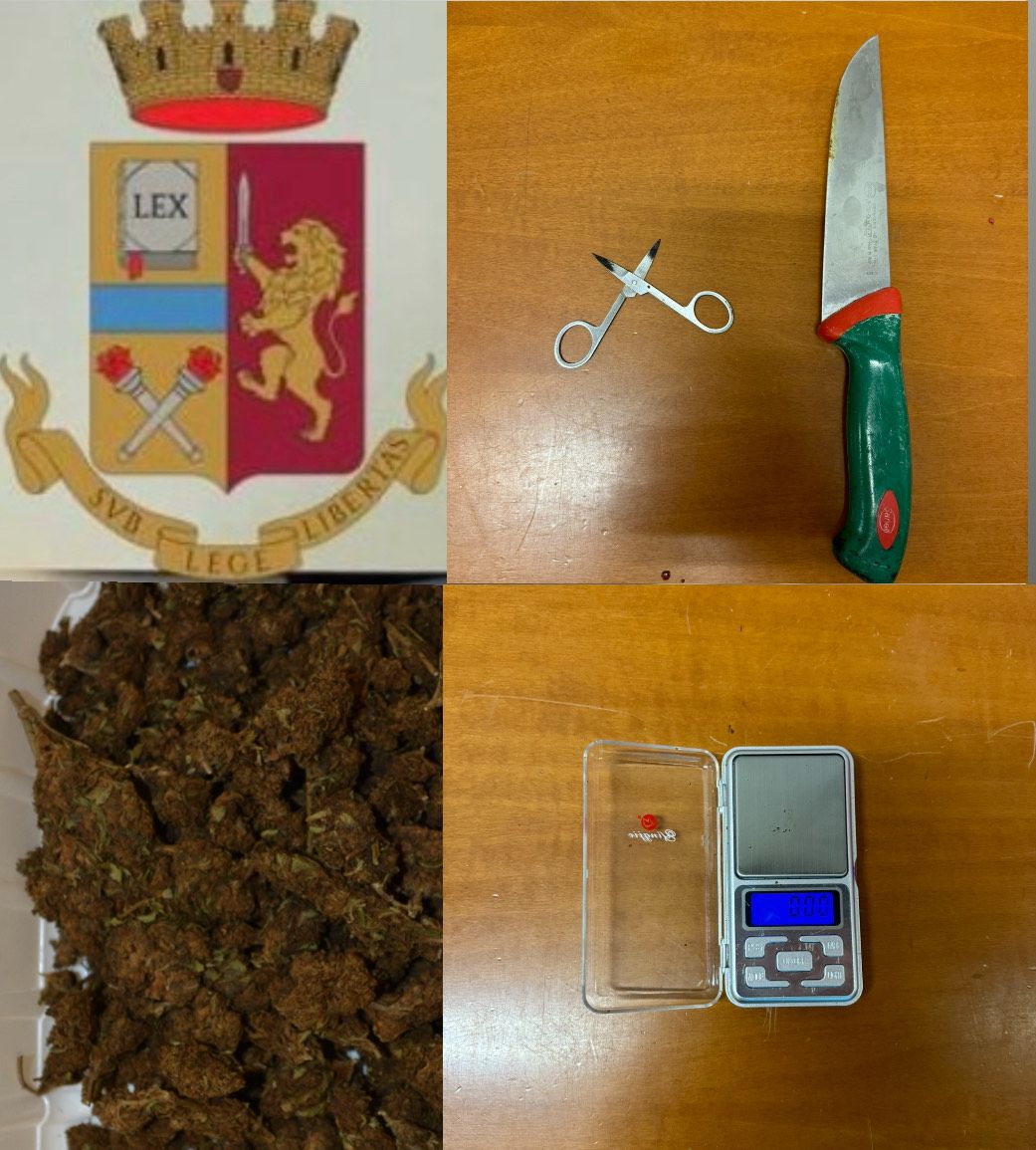 Nascondeva marijuana nel comodino, un arresto a Parghelia
