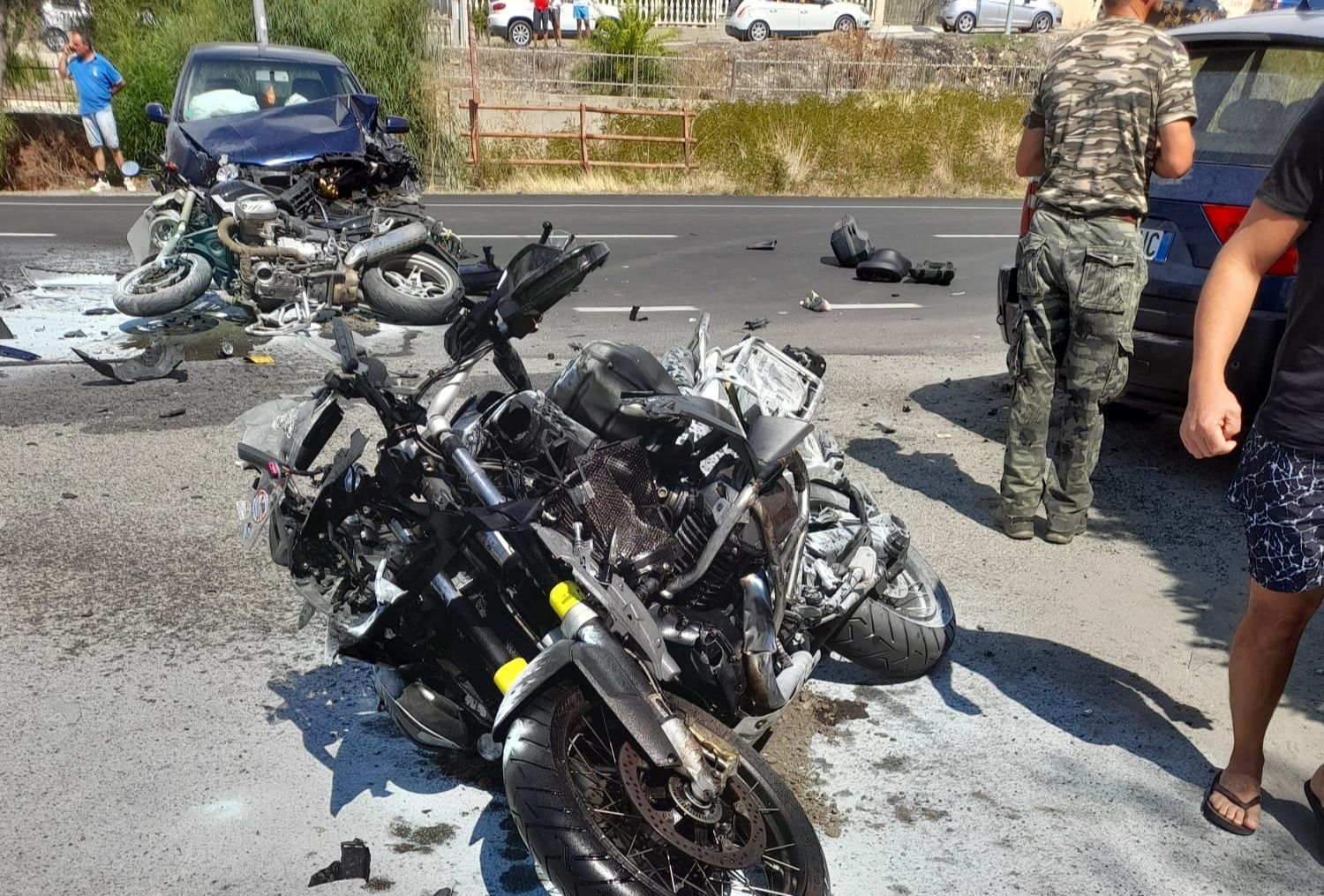 Tragico scontro a Riace, muore un brigadiere