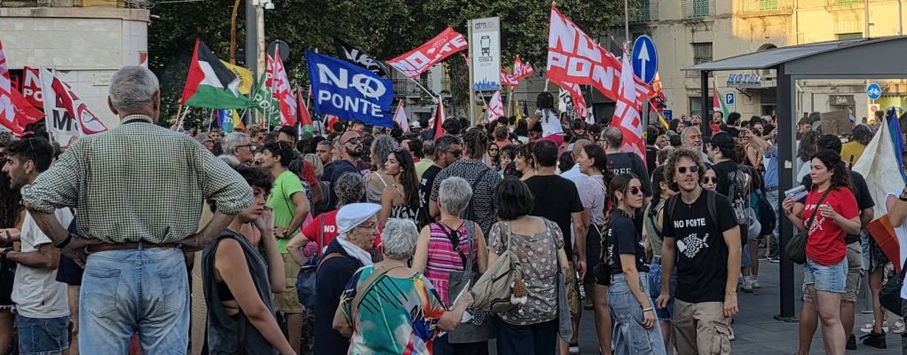 Messina, i “No Ponte” di nuovo in marcia