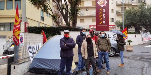 sant'anna hospital protesta