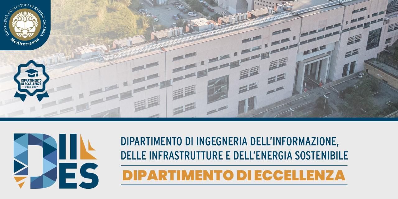 UniRc, il dipartimento di Ingegneria dell’informazione delle infrastrutture e energia sostenibile è di eccellenza