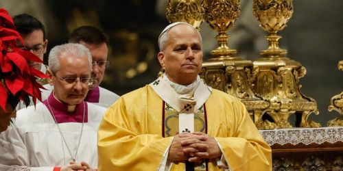 papa leone messa natale