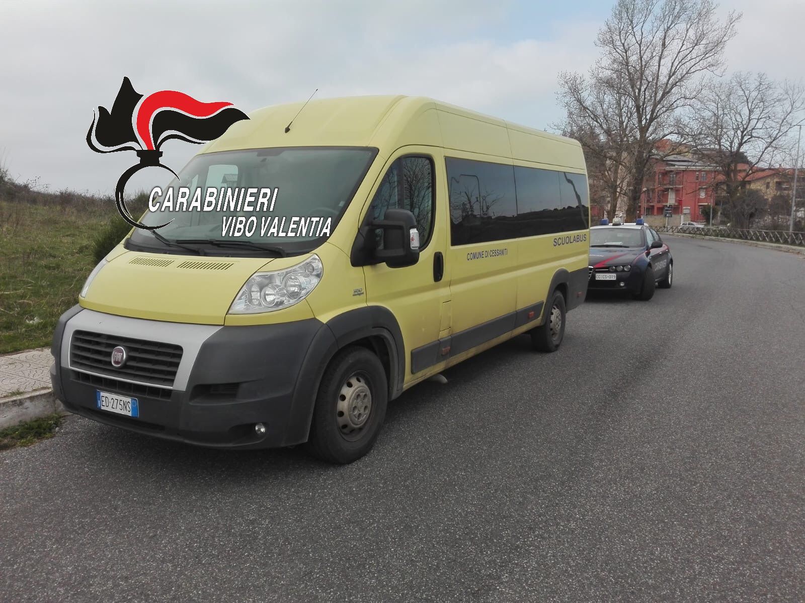 Scuolabus del Comune senza assicurazione sequestrato nel Vibonese