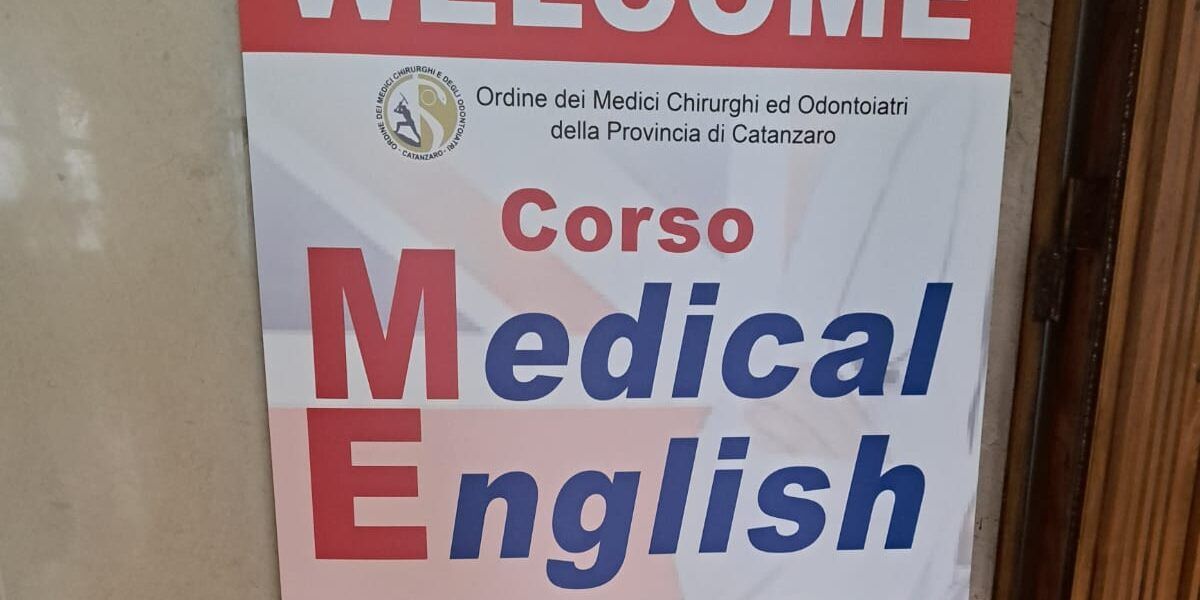 Catanzaro, entra nel vivo il corso di inglese scientifico organizzato dall’Ordine dei medici
