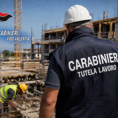 Lavoro nero e sicurezza, blitz dei Carabinieri a Vibo: sospese 4 attività e multe per 60mila euro