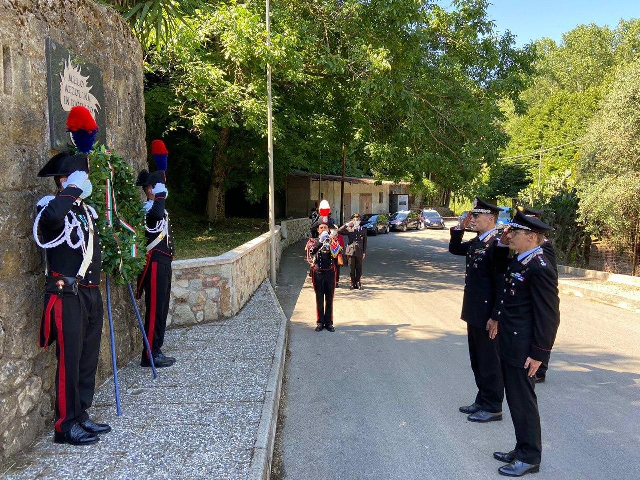 Sant'Eufemia d'Aspromonte, i carabinieri ricordano il sacrificio del maresciallo capo Azzolina