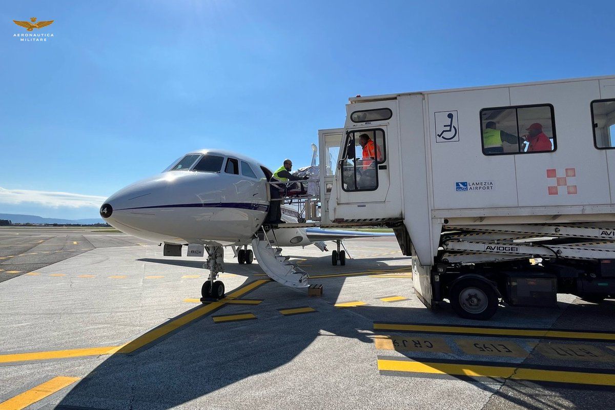 Volo salvavita d’urgenza Lamezia-Roma per un bimbo di un mese