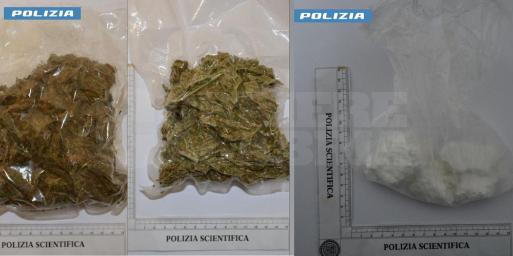 Marijuana e cocaina nascoste in un’auto: scoperta e denunciata una donna a Tropea